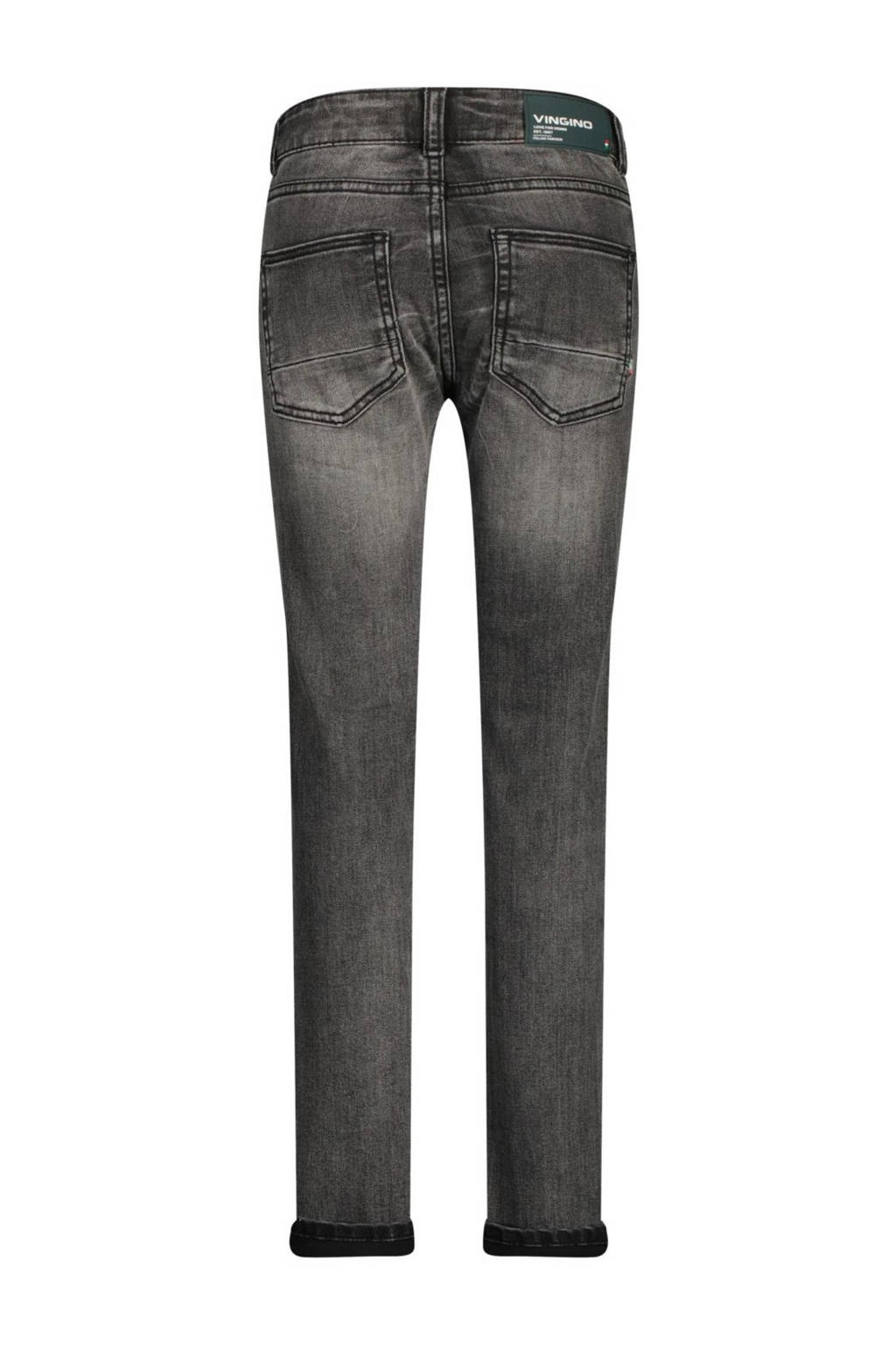 Vingino slim fit jeans Dante dark grey vintage