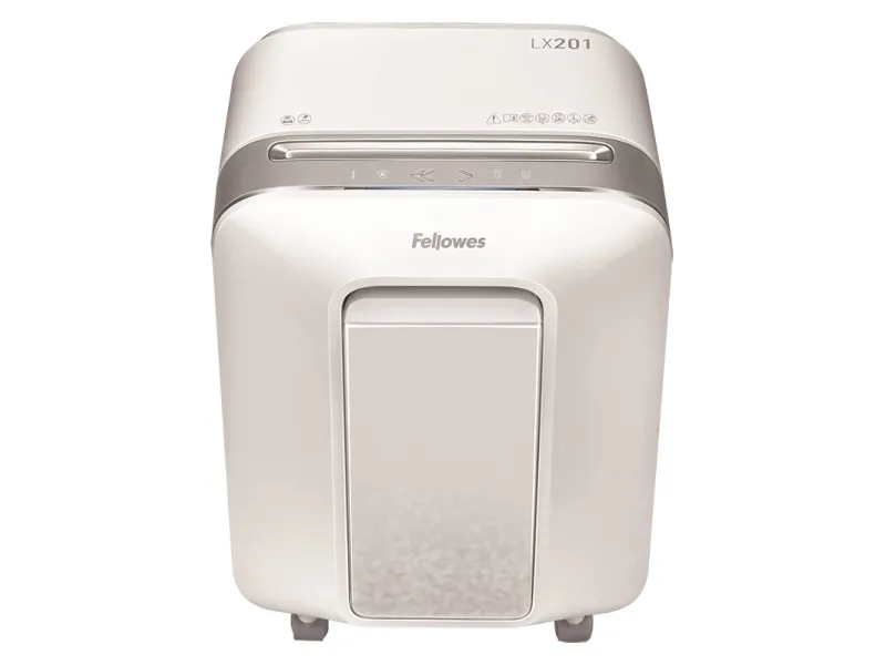 Makulator Fellowes Powershred® LX201 micro-cut 2x12 mm hvid (P-5)