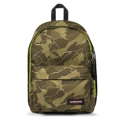 EASTPAK Out Of Office - Sac à dos camouflage kaki avec compartiment pour ordinateur portable