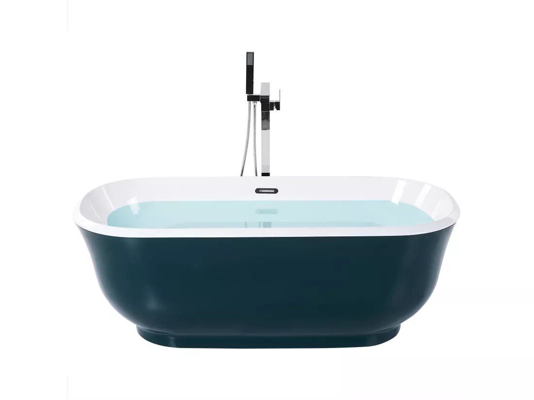 Baignoire îlot verte 170 x 77 cm TESORO