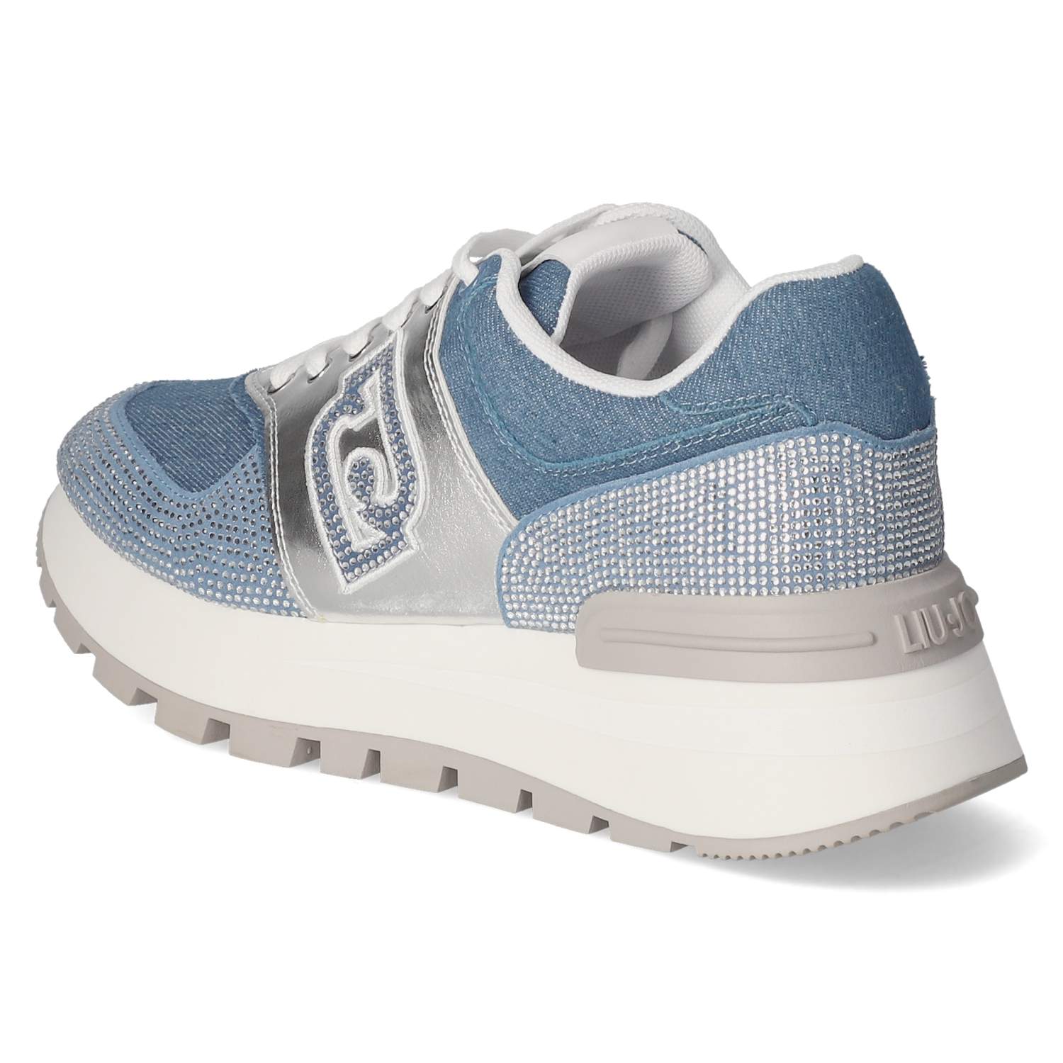 LIU JO Low Sneaker AMAZING 33 - denim silver