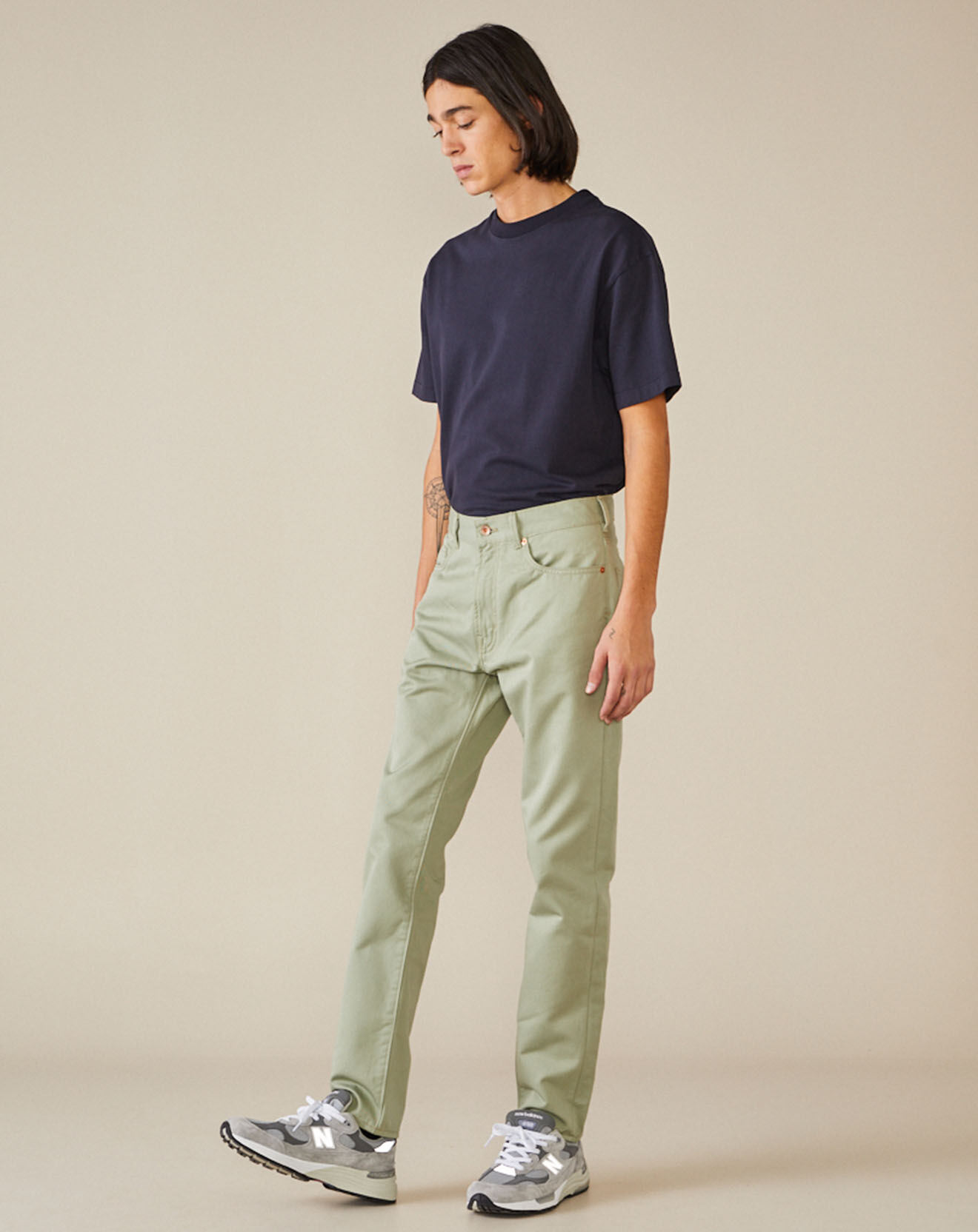 Bellerose Jean Slim Pegg vert d'eau