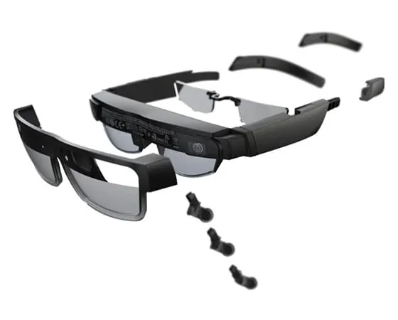 Lenovo ThinkReality A3 - PC Edition - smartbriller - 8 Megapixel kamera - 130 g