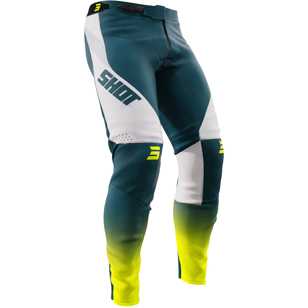 Shot - Pantalon Aerolite Honor Bleu / Blanc / Jaune fluo