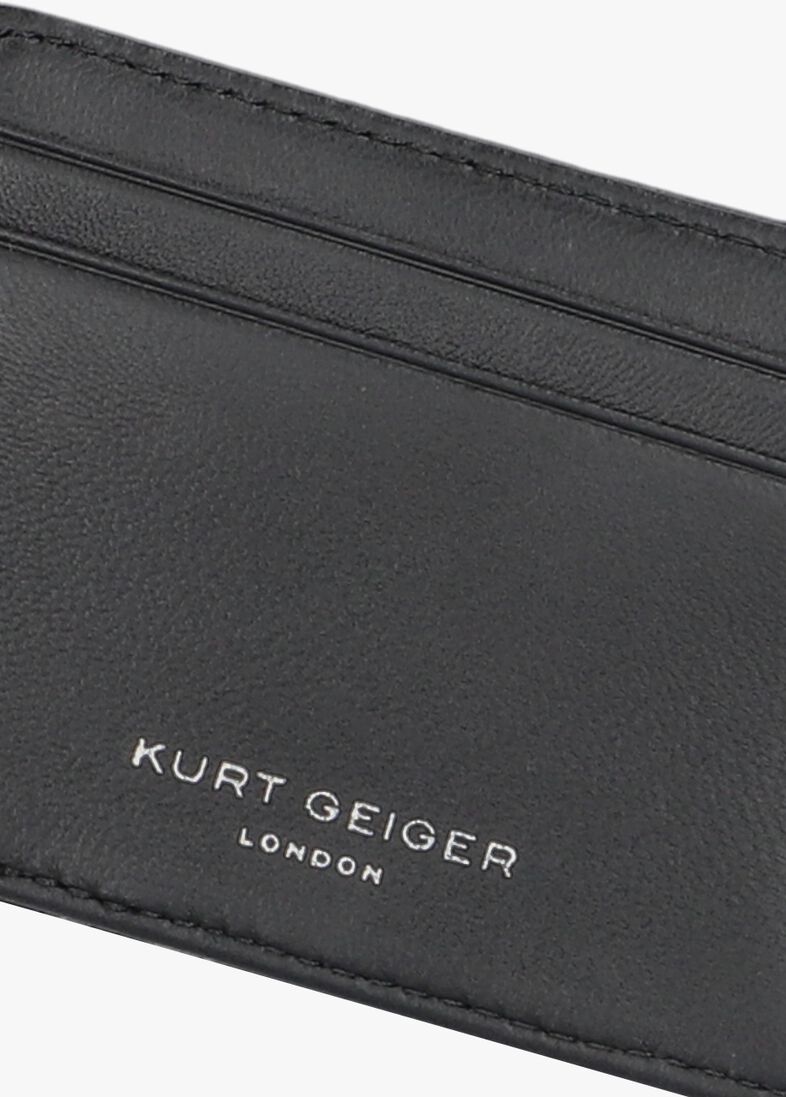 KURT GEIGER LONDON zwarte kurt geiger london portemonnee card holder drench