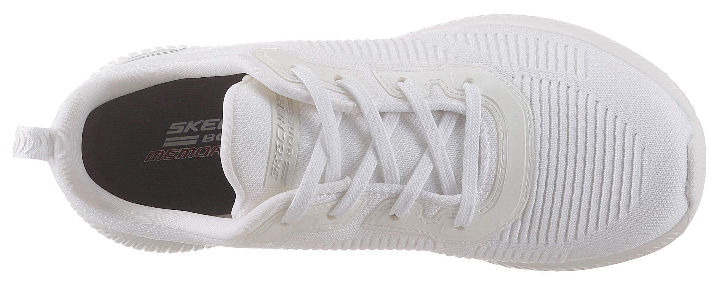 Skechers Sneaker »Bobs Squad - Tough Talk«  Freizeitschuh, Halbschuh, Schnürschuh mit Skech-Knit