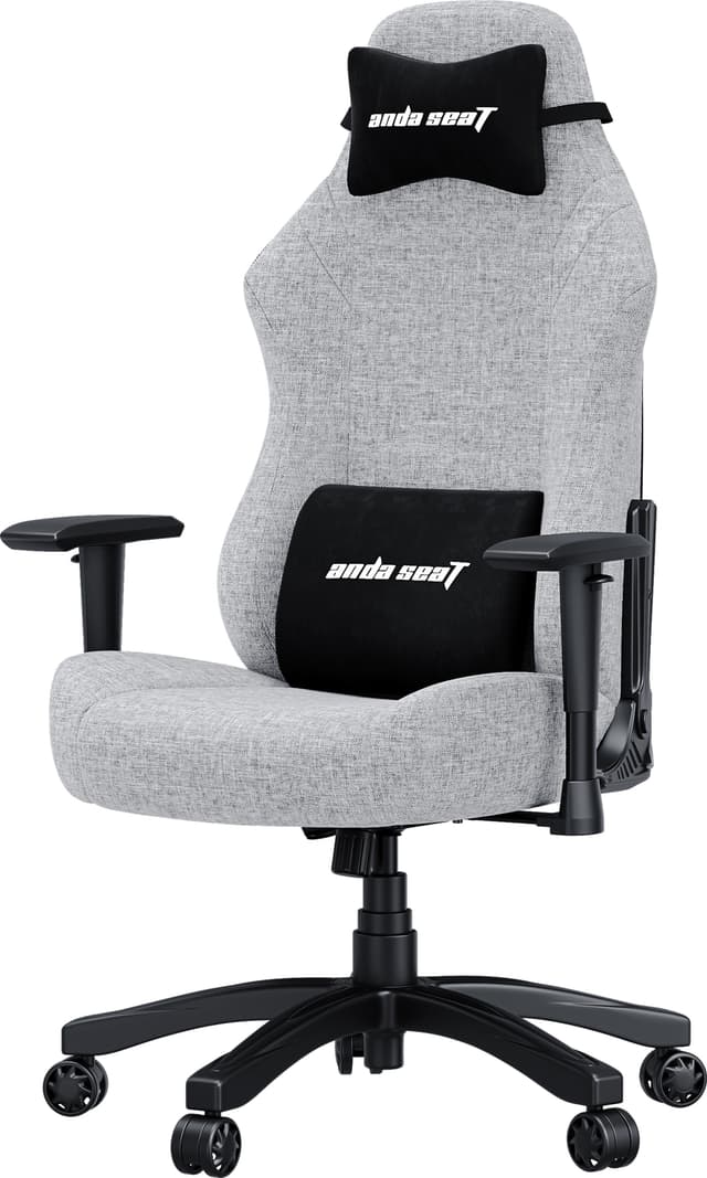 AndaSeat Luna gaming-stol (gråt stof)