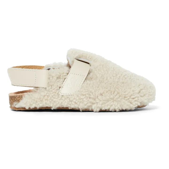 Pèpè Sabots Shearling | Ecru