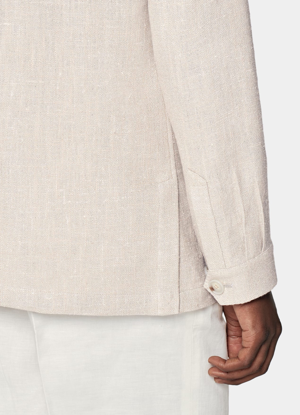 Veste chemise coupe Relaxed taupe clair