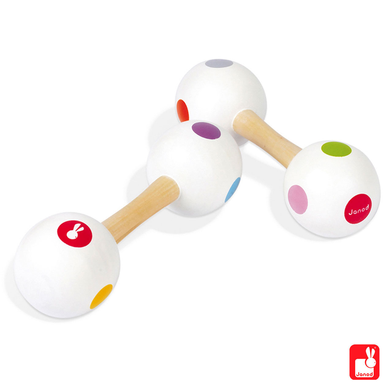 Janod Confetti Maracas, 1st.