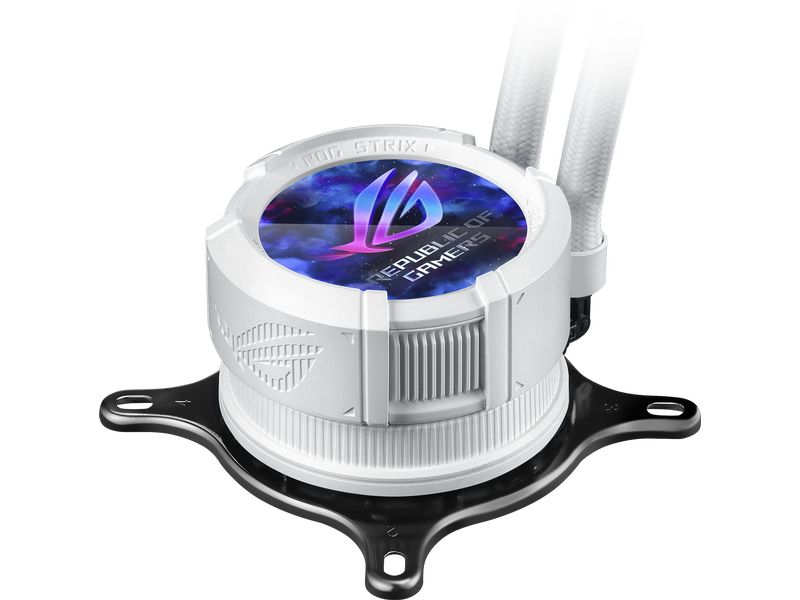 ASUS ROG Wasserkühlung ROG Strix LC III 360 ARGB White Edit All-in-One Flüssig-CPU-Wasserkühlung mit 2.1 Zoll IPS-LCD Display