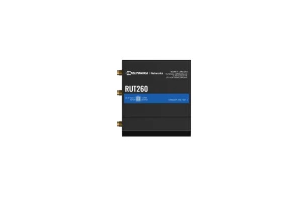 Teltonika RUT260 - Trådløs router - WWAN 2,4 GHz - 3G, 4G - DIN monterbar på skinne