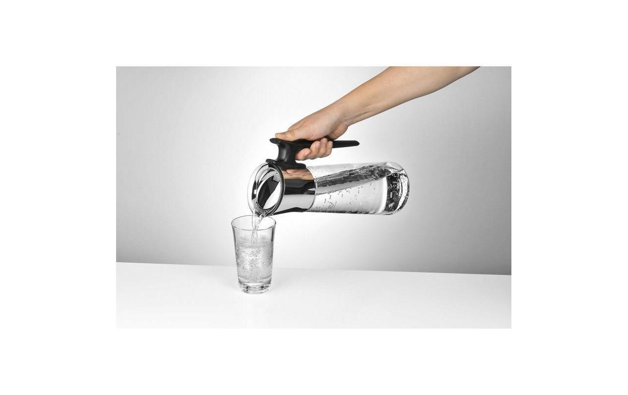Karaffe 1.5 l, TransparentWasserkaraffe mit Kunststoff-Griff