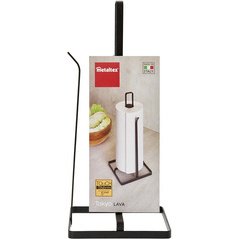 Porte-rouleau de cuisine Tokyo LAVA, noir mat