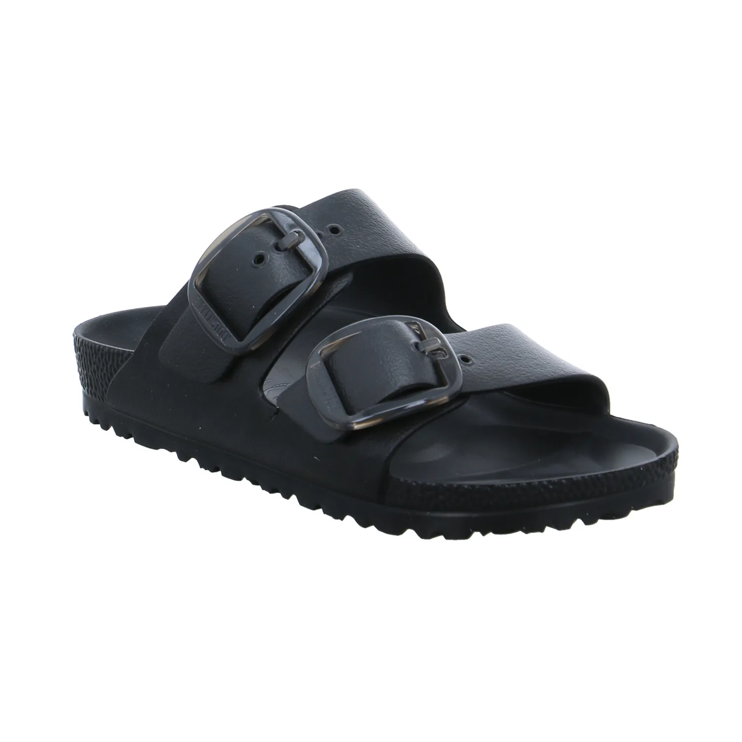 BIRKENSTOCK Badeschuh Schwarz Lederimitat