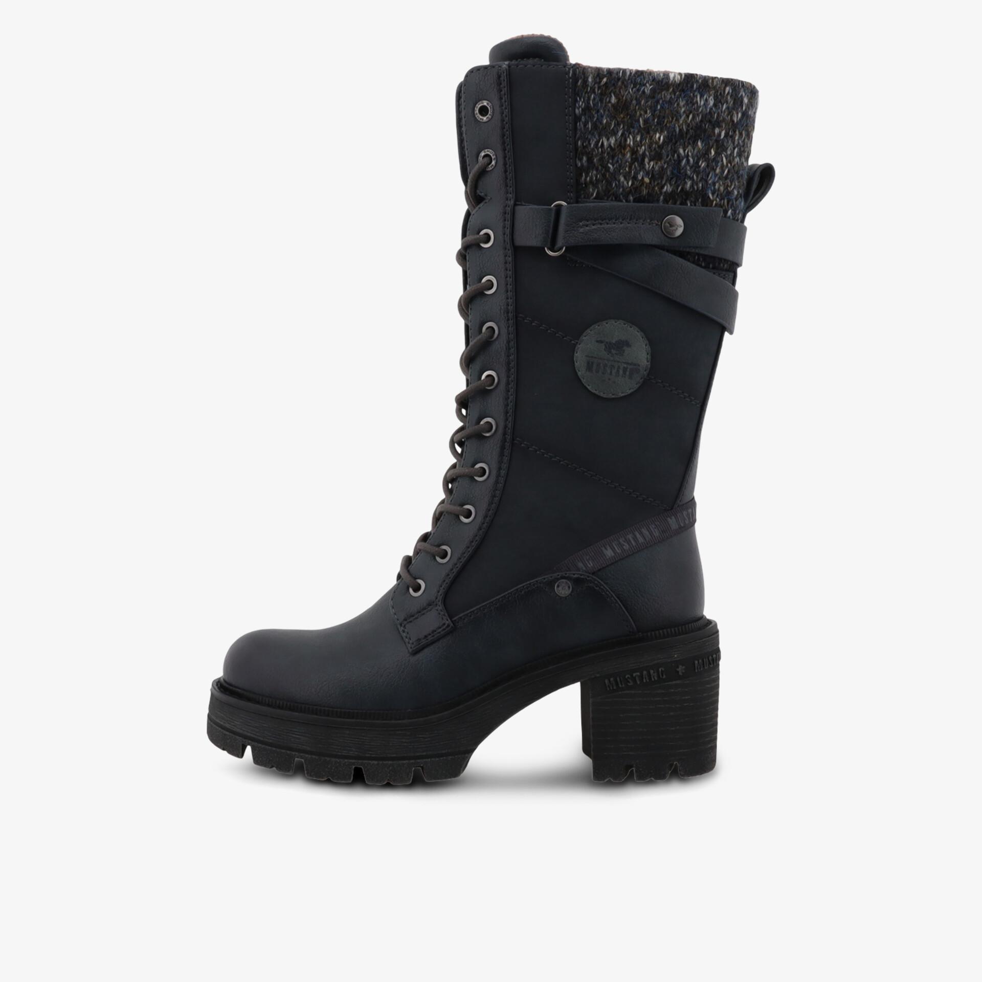 MUSTANG Damen Winterstiefel blau