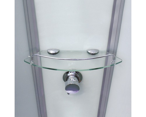 SCHULTE Kreta Express Plus complete douche-unit 89 x 89 x 202 cm, natuurlijk aluminium