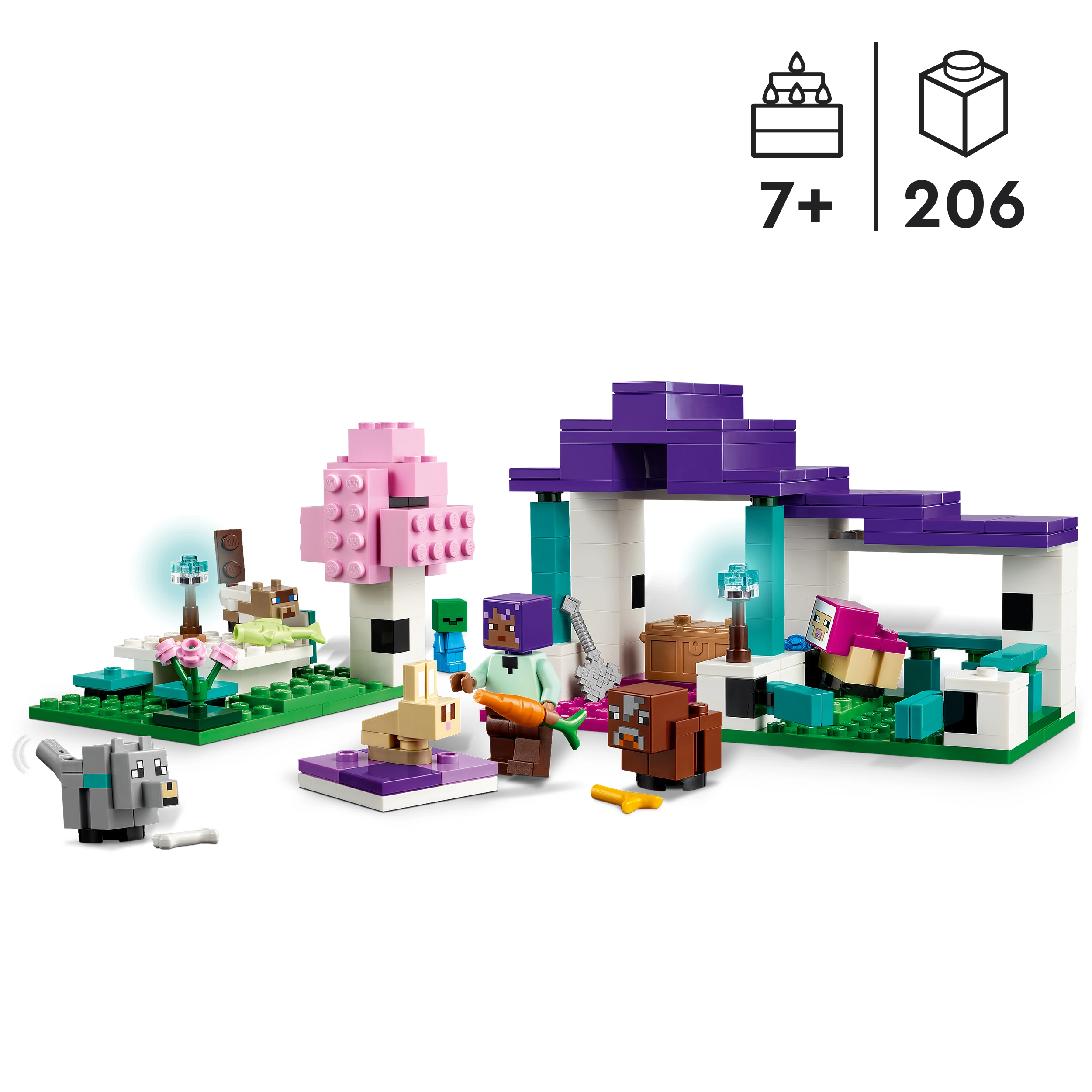 LEGO® Minecraft™ 21253 DAS TIERHEIM