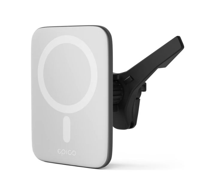 (15W) MagSafe Auto KFZ Halterung für Lüftungsgitter Qi2 Wireless Fast Charging Ladestation (9915102100020) - Weiss