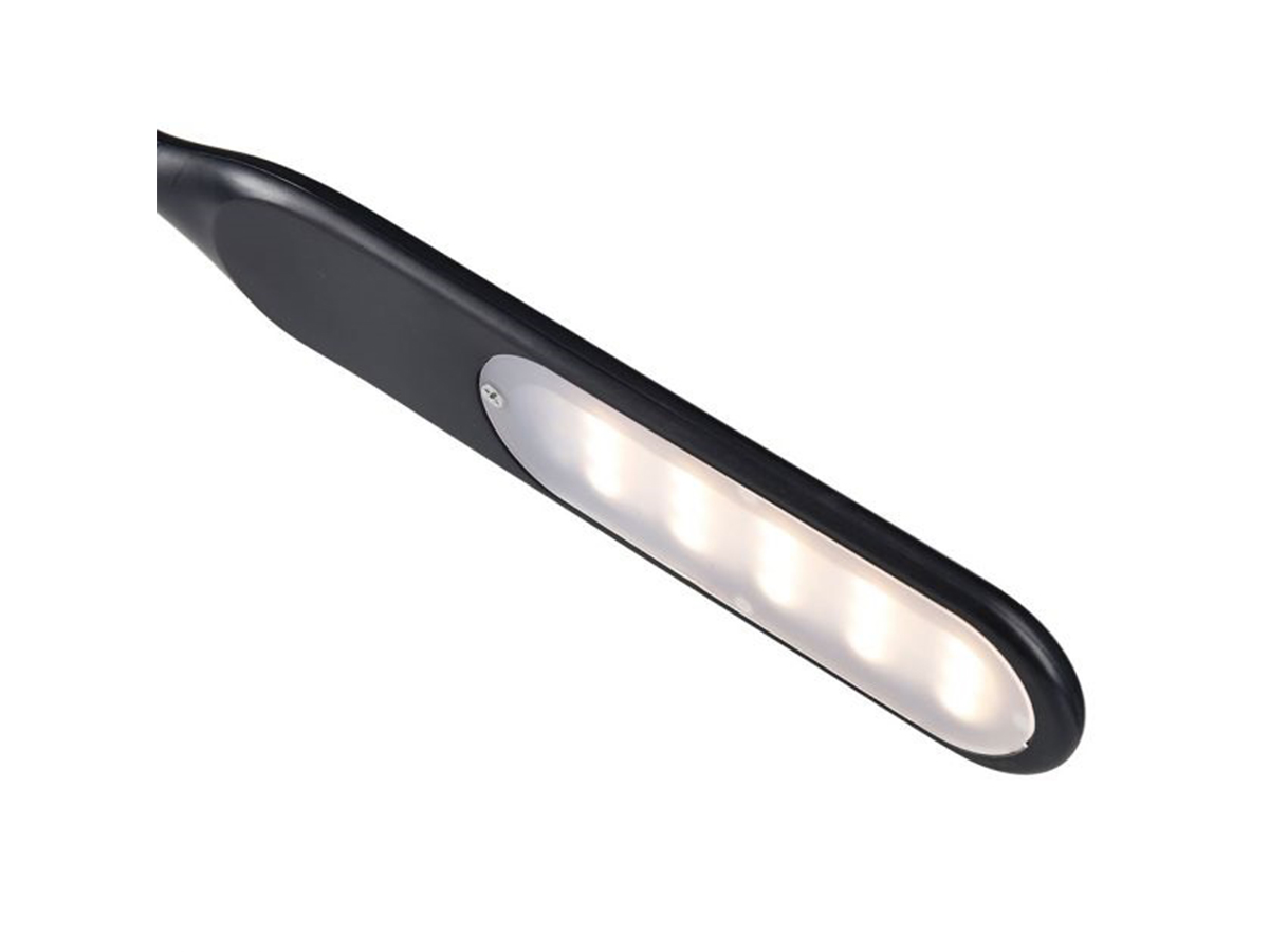 Lampe de bureau led touch noire