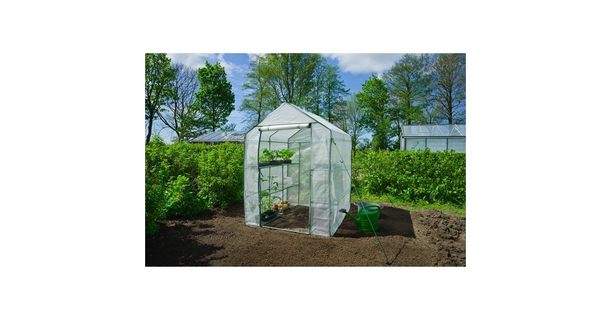NatureTuinkas dubbele etages kweekkas  (Transparant/groen)