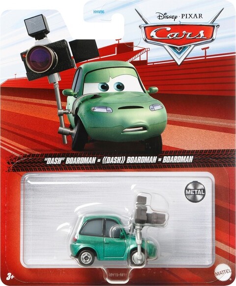 Disney Cars Bil - Dash Boardman - Die-Cast Metal - 1:55