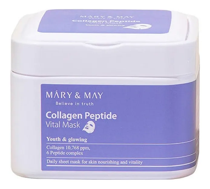 Mary&May Collagen Peptide Vital Mask - 30 stk.