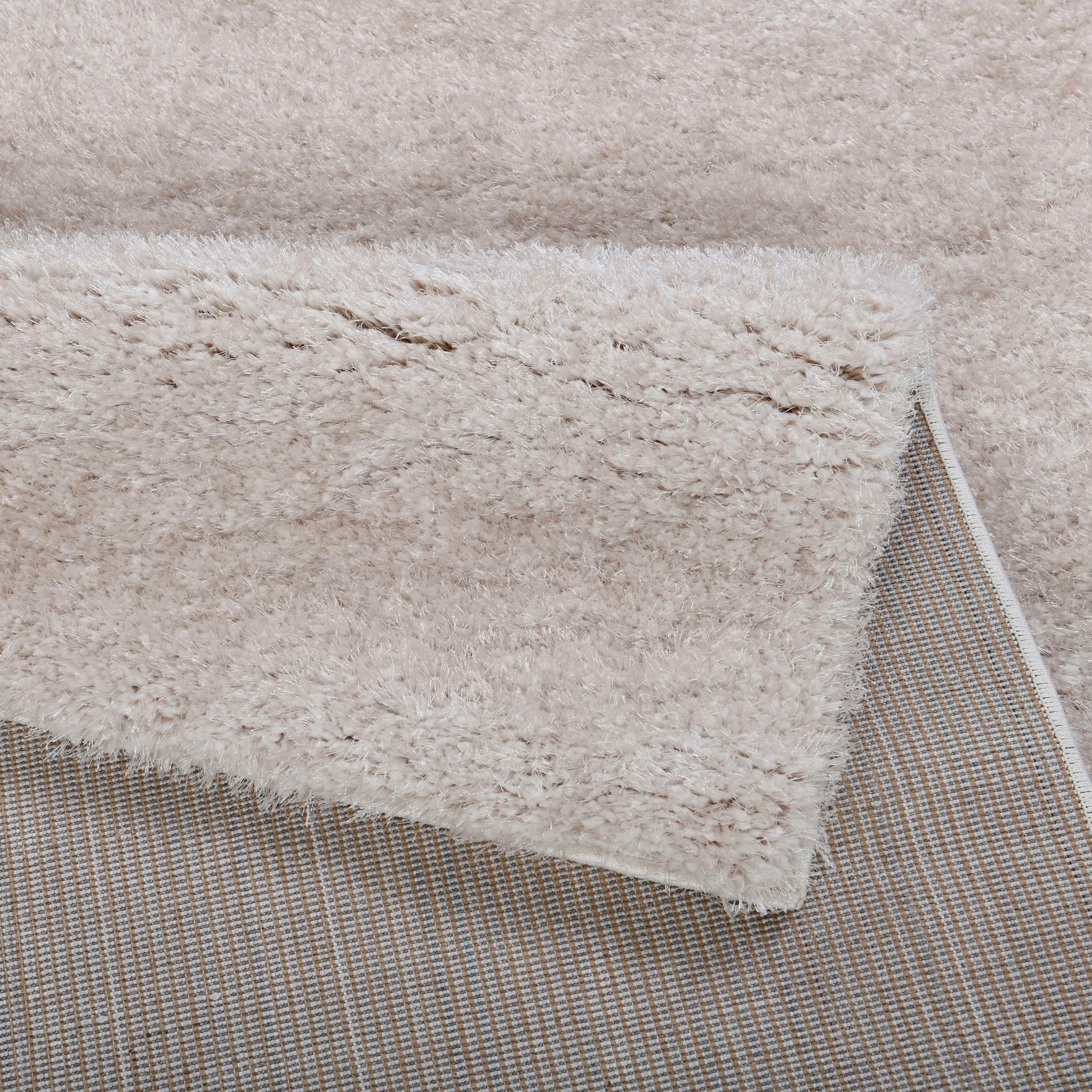 my home Hochflor-Teppich »Malin« rechteckig 43 mm Höhe Shaggy in Uni-Farben, einfarbig, leicht glänzend, besonders weich
