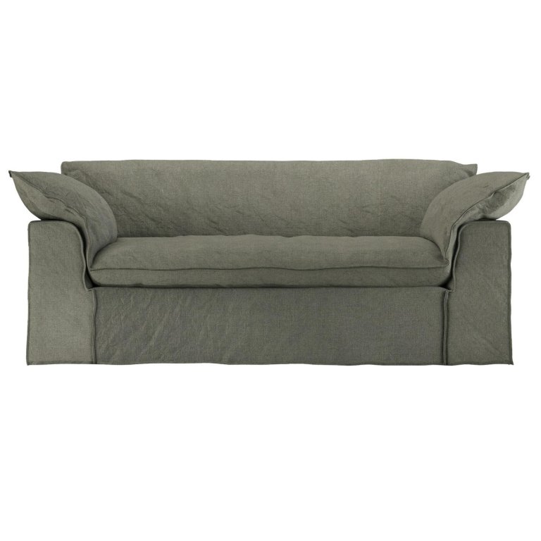 HKliving Nomad bank 204 Linen, Army Green