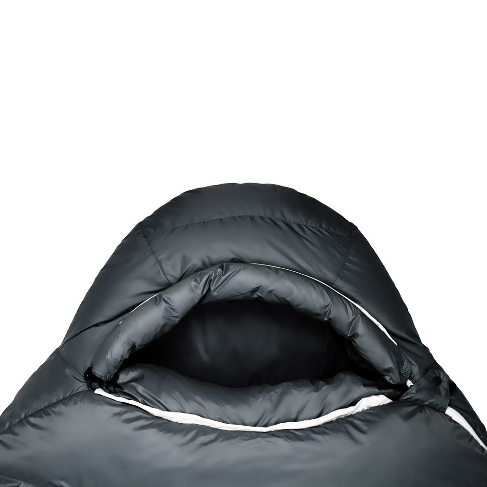 Grüezi Bag Biopod Down Hybrid Ice Extreme 180 Schlafsack deep asphalt