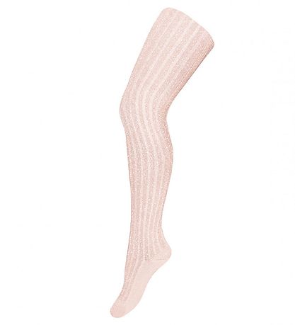 Condor trømpebukser - Viskose - Rib - Rosa m. Glimmer