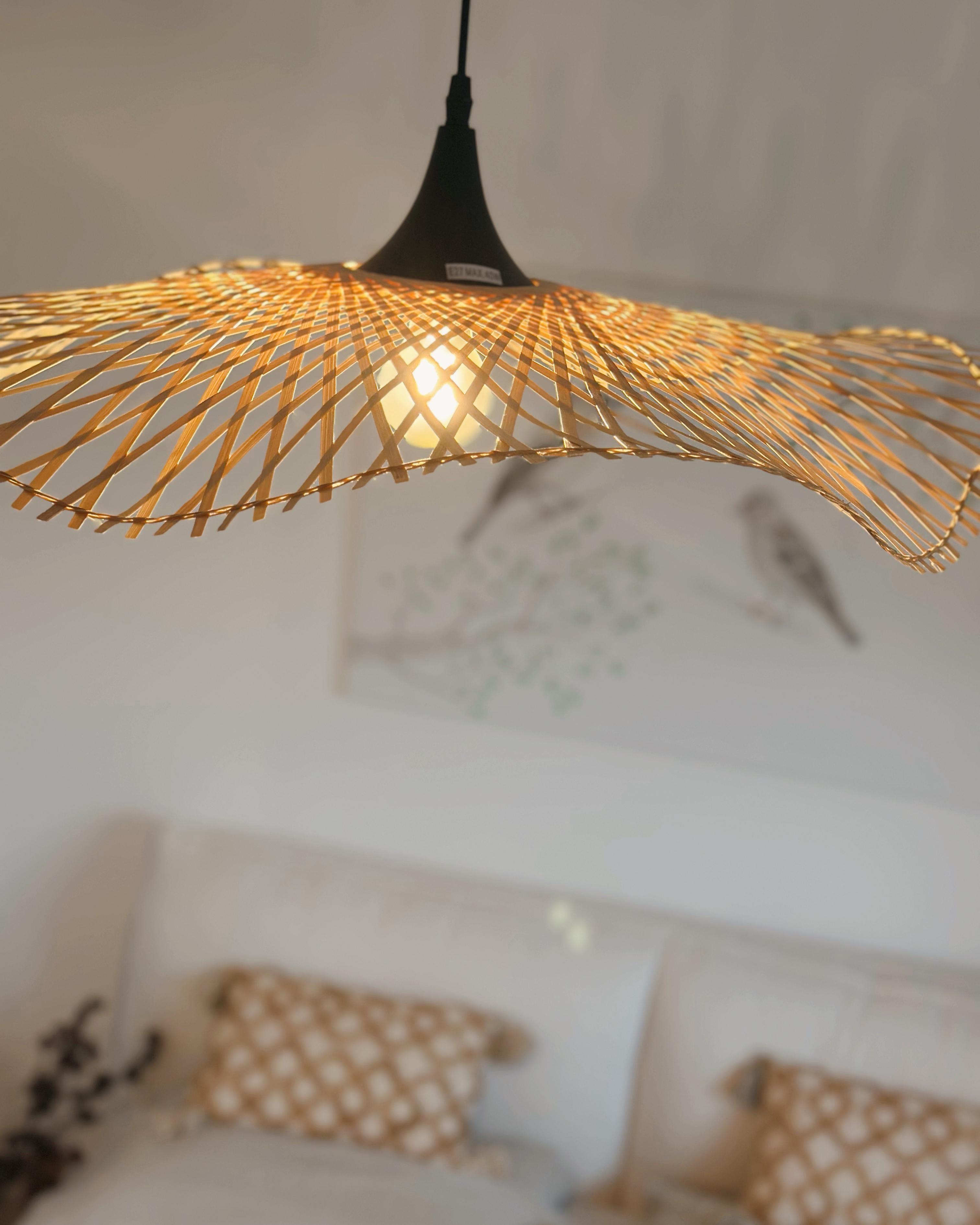 Hanglamp FLOYD Bamboehout Lichtbruin