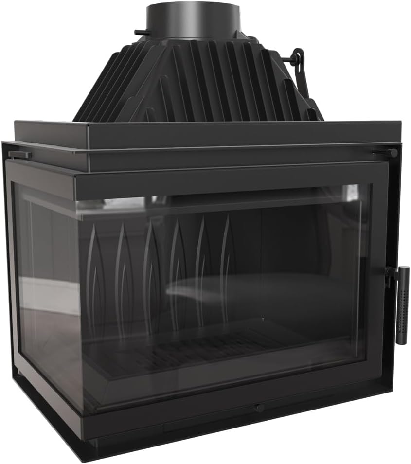 KRATKI Kamineinsatz Gusseisen Simple Links 15 kW Ø 200