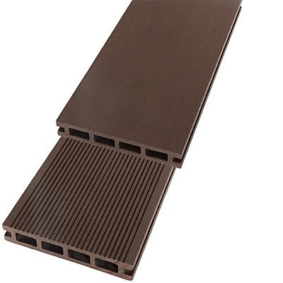 Lame terrasse composite Greendeck R chocolat L.260 x l.14,6 cm