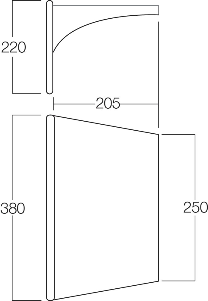 Vango AirBeam Sky Canopy aufblasbares Sonnenvordach  2,5 m