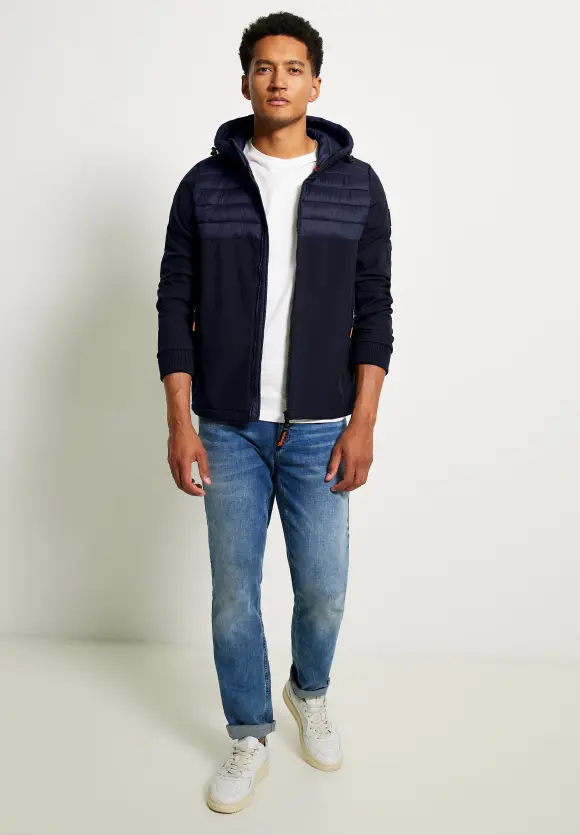 Softshelljacke mit Kapuze - midnight blue