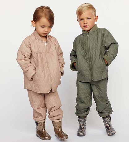 Petit by Sofie Schnoor Thermokleidung - Camel m. Gold Gepunktet
