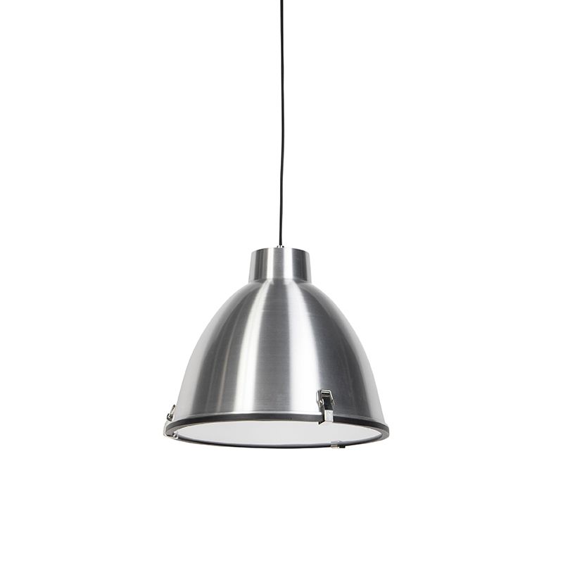 Industriële hanglamp aluminium 38 cm dimbaar - Anteros