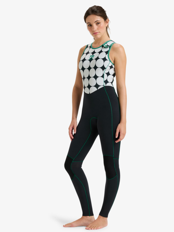 2mm Rise Natural Springsuit Long Jane Noir Femme