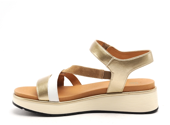 Fugitive nu pieds talons femme kiry or