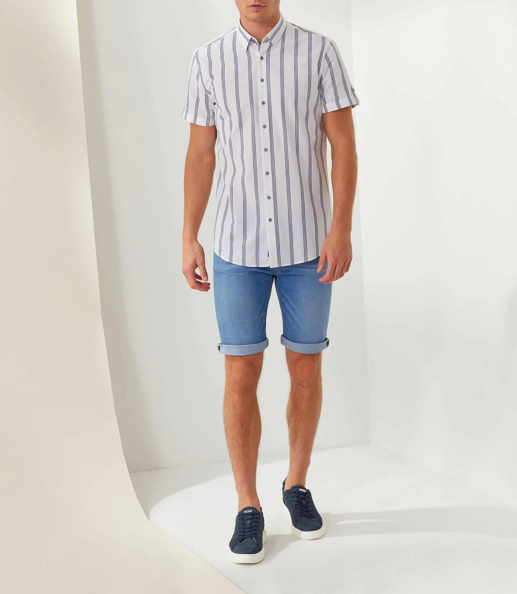 Chemise casual blanc 