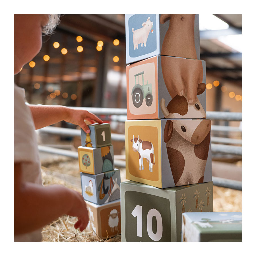 Little Dutch Kartonnen Stapeltoren Little Farm