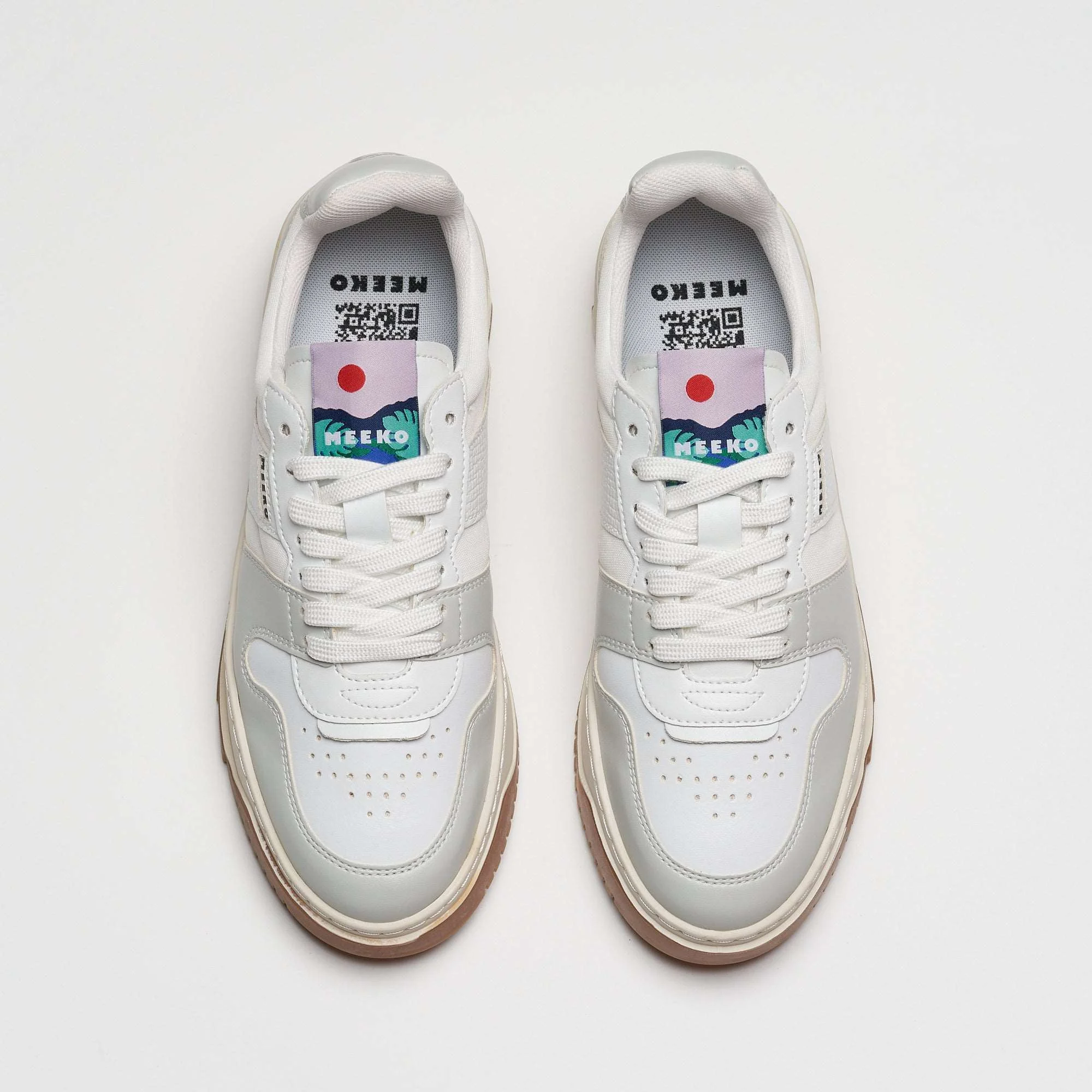 KIBOKO WHITE - Baskets basses éco-responsables | Blanc
