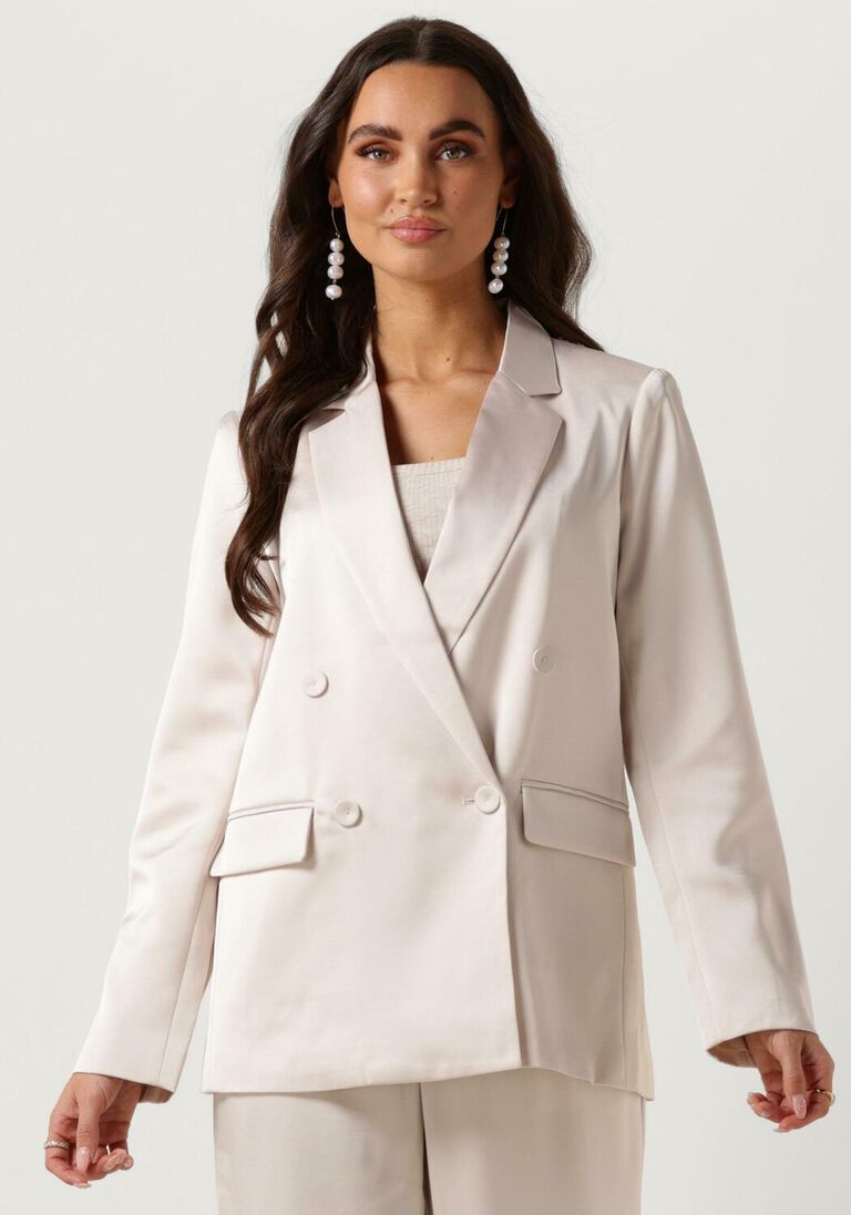 NEO NOIR creme neo noir blazer jardin heavy sateen blazer