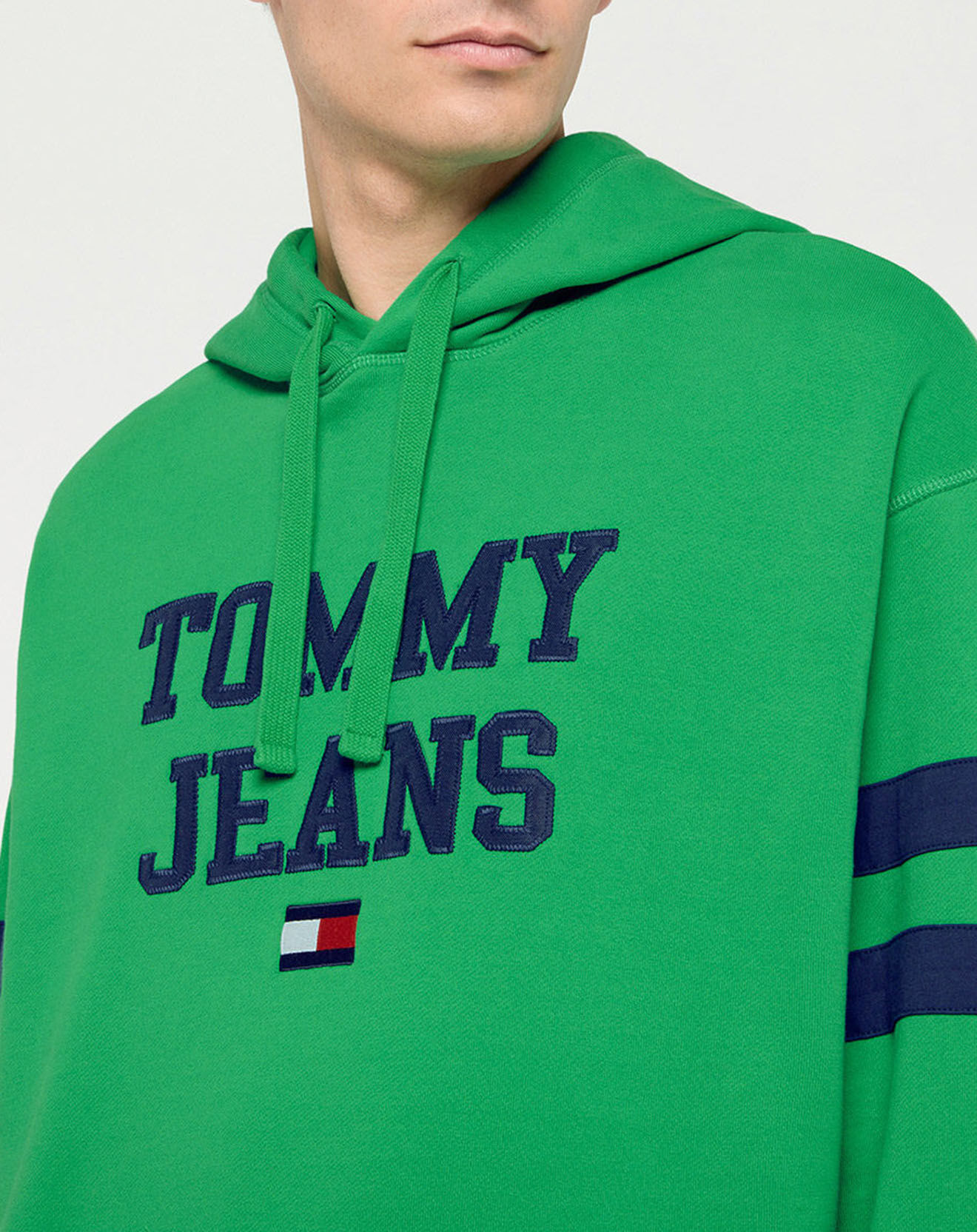 Tommy Jeans Sweat à capuche Graphic vert