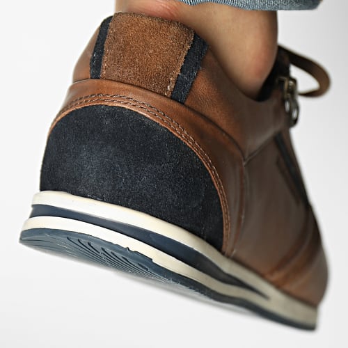 Baskets Lucide LO8812P Cognac Marine