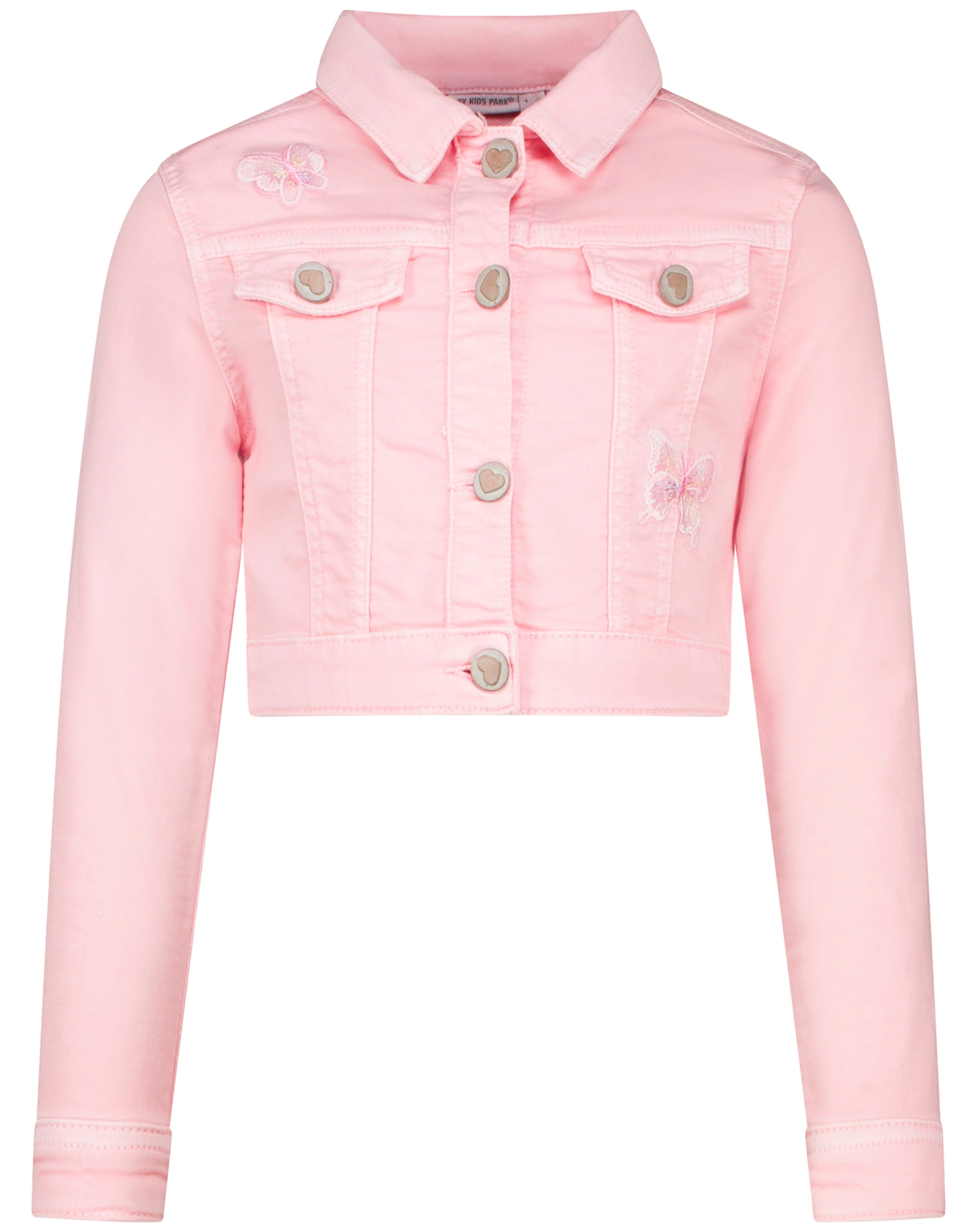 Jeansjacke SCHMETTERLINGE in rose