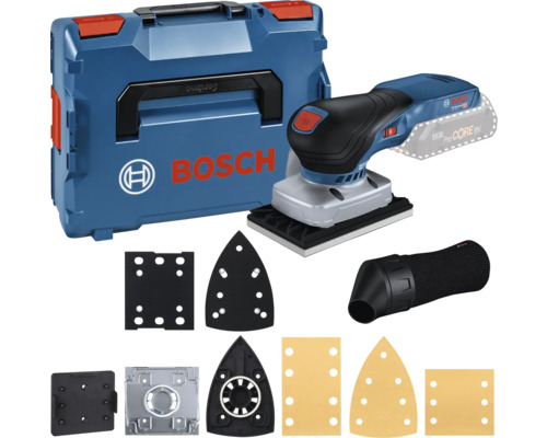 Bosch Professional GSS 18V-13 accu-excenterschuurmachine, zonder accu en lader, inclusief L-BOXX 136