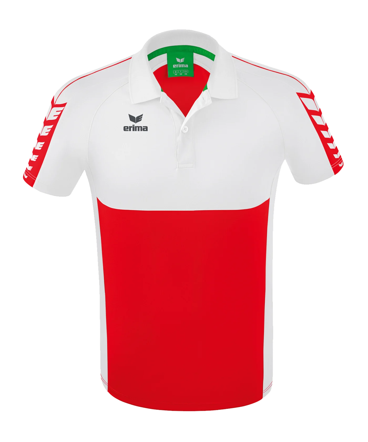 Erima Six Wings Poloshirt Rot Weiss