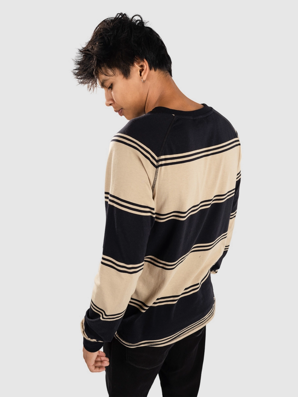 Kazane Casper Long Sleeve T-Shirt chinchilla black
